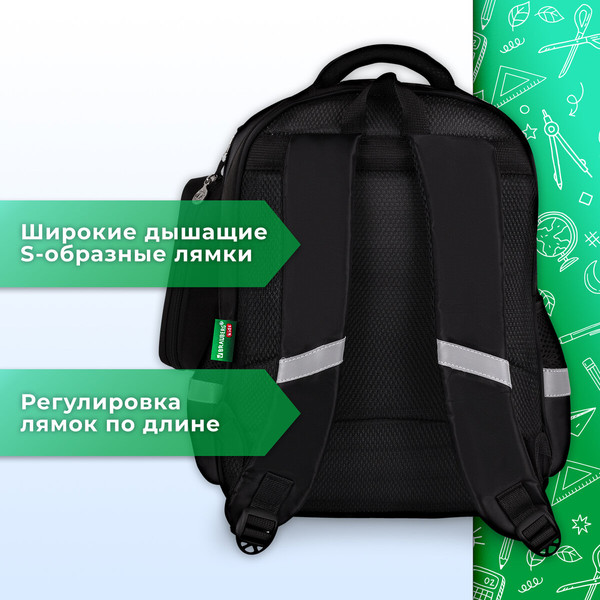 Изображение товара Школьный рюкзак Brauberg Kids. Football / 273178