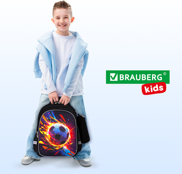 Изображение товара Школьный рюкзак Brauberg Kids. Football / 273178