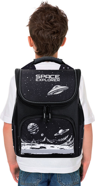 Изображение товара Школьный рюкзак Пифагор Basic. Space Invader / 273140