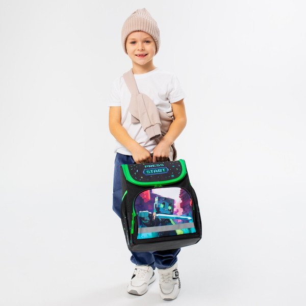 Изображение товара Школьный рюкзак Пифагор Basic. Sharp Sword / 273138