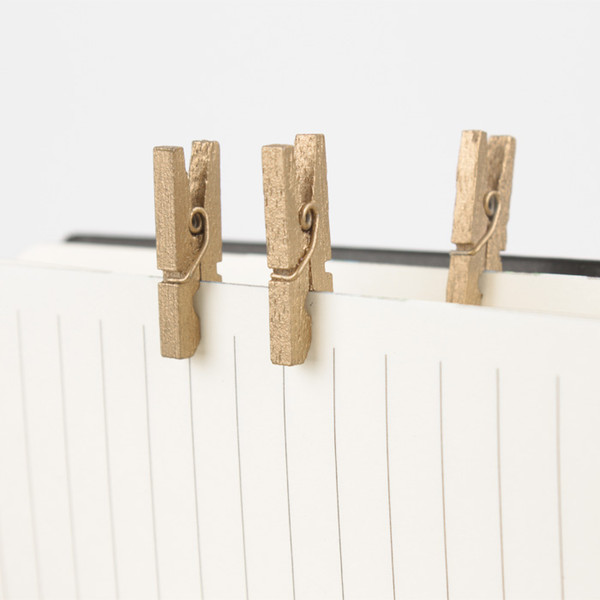 Изображение товара Набор прищепок декоративных Darvish DV-H-1723B (36шт, золотистые)