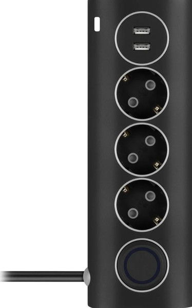 Изображение товара Сетевой фильтр Rombica Neo WC3U (черный)