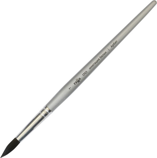 Изображение товара Кисть для рисования ГАММА Арбат. Синтетика имитация белки №7 / 1701007