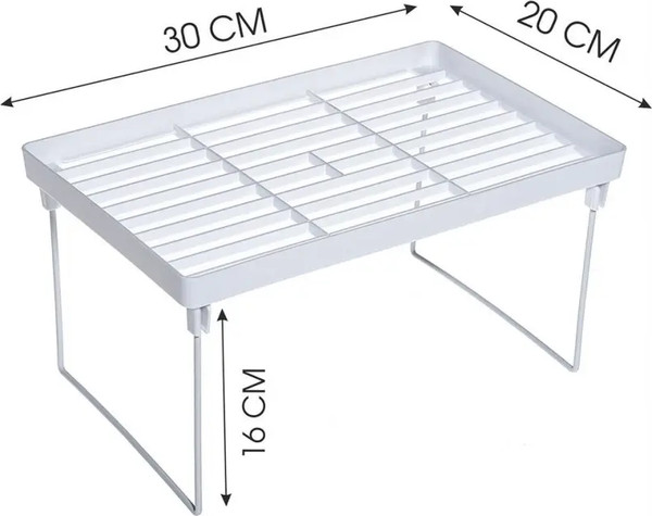 Изображение товара Подставка настольная для кухни You'll love Складная полка 75482