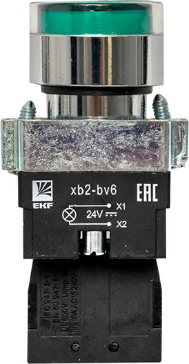 Изображение товара Кнопка для пульта EKF BA31 / xb2-bw31-24 (зеленый)