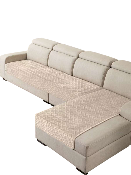 Изображение товара Комплект накидок на диван MATEX Дивандек / 65-791 (2шт, бежевый)