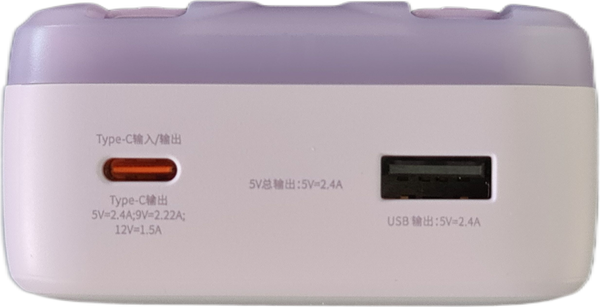 Изображение товара Портативное зарядное устройство Baseus Comet Series Dual-Cable Digital Display Fast Charge / PPMD20