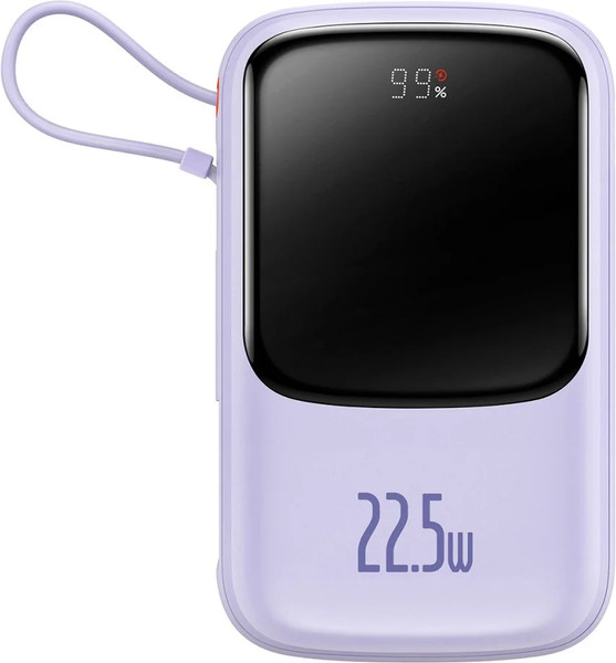 Изображение товара Портативное зарядное устройство Baseus Qpow Pro Digital Display Fast Charge / PPQD2-20C (фиолетовый)