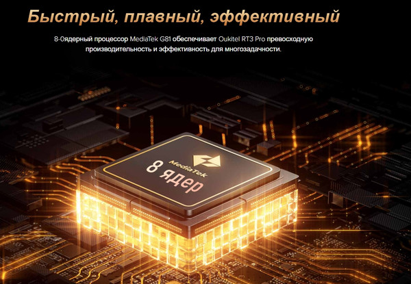 Изображение товара Планшет Oukitel RT3 Pro 4GB/128GB (черный)