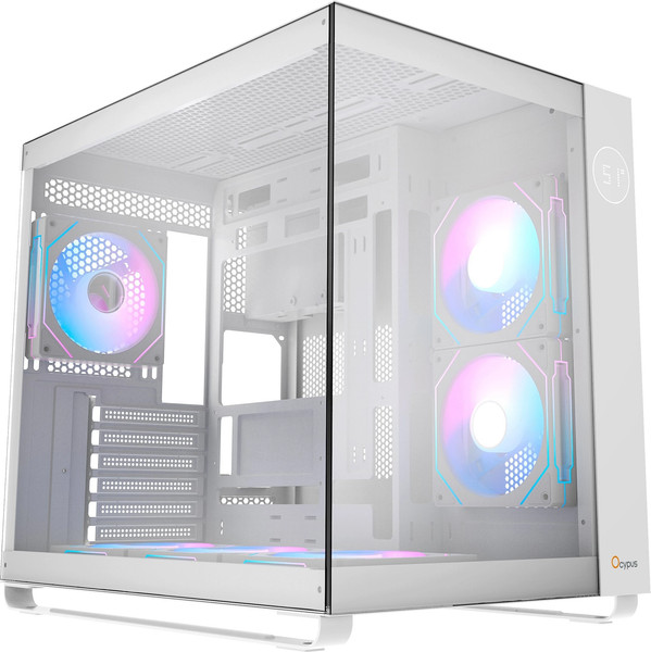 Изображение товара Корпус для компьютера Ocypus Iota C70 ARGB / Iota-C70-WHD600XX-GL (белый, без БП)