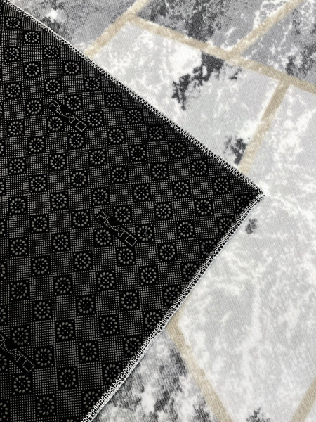 Изображение товара Покрытие напольное тафтинговое Plato Hali Soft / 6031-GREY-BEIGE (0.5x0.8)