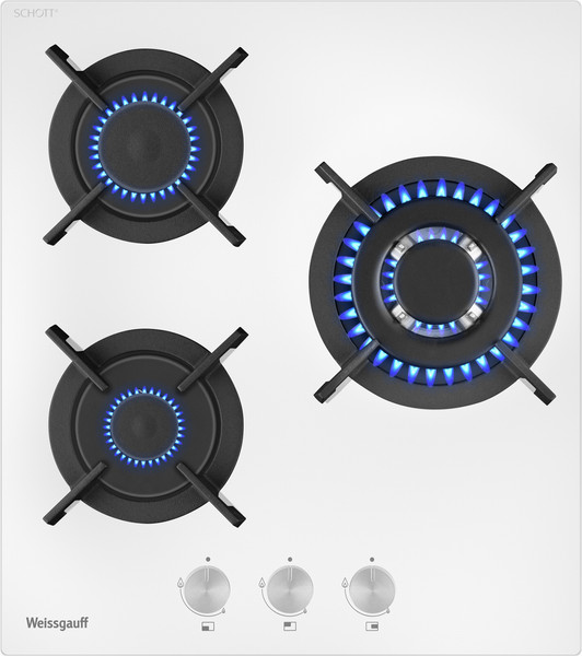 Изображение товара Газовая варочная панель Weissgauff HGG 451 WGV Nano Glass