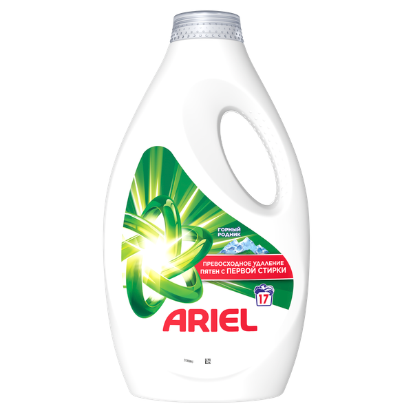 Изображение товара Гель для стирки Ariel Горный родник (1.105л)