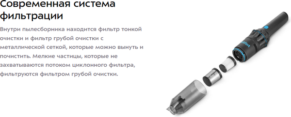 Изображение товара Портативный пылесос Kitfort КТ-5538