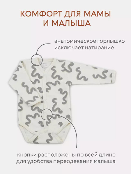 Изображение товара Набор боди для малышей Rant Hugs And Kisses С длинным рукавом / 6772-62 (2шт, Pink/Milk, р.62)