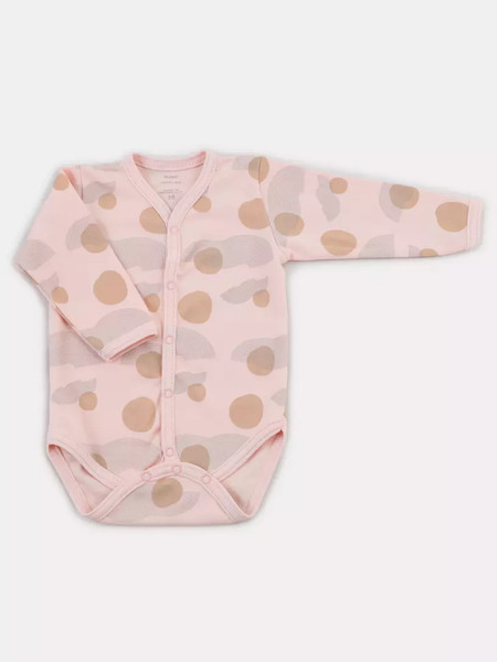 Изображение товара Набор боди для малышей Rant Hugs And Kisses С длинным рукавом / 6772-62 (2шт, Pink/Milk, р.62)