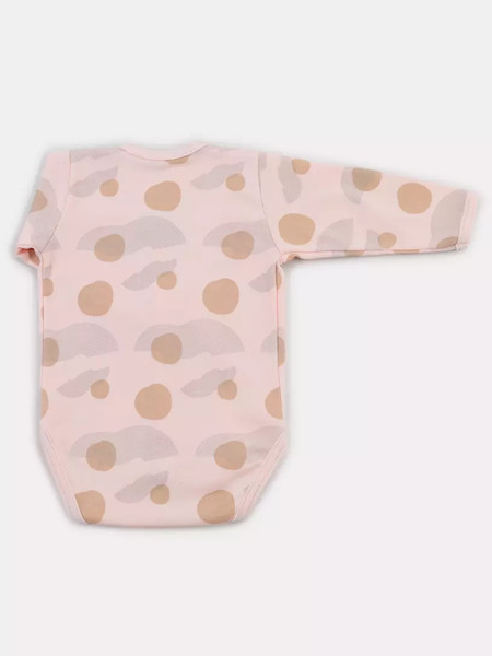 Изображение товара Набор боди для малышей Rant Hugs And Kisses С длинным рукавом / 6772-62 (2шт, Pink/Milk, р.62)