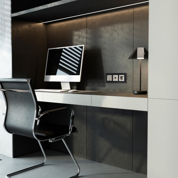 Изображение товара Выключатель Werkel W1223004 (дымчатый)