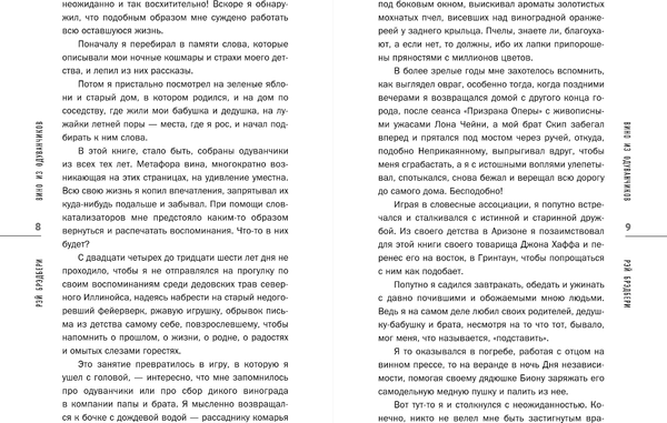 Изображение товара Книга Эксмо Вино из одуванчиков, твердая обложка (Брэдбери Рэй)