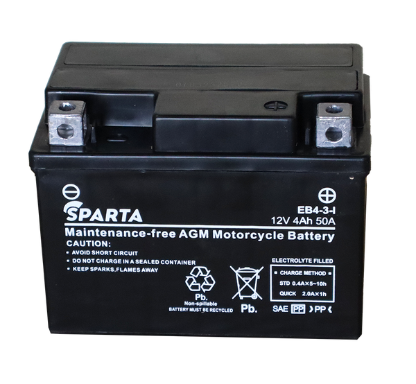 Изображение товара Мотоаккумулятор SPARTA EB4-3-I (4 А/ч)