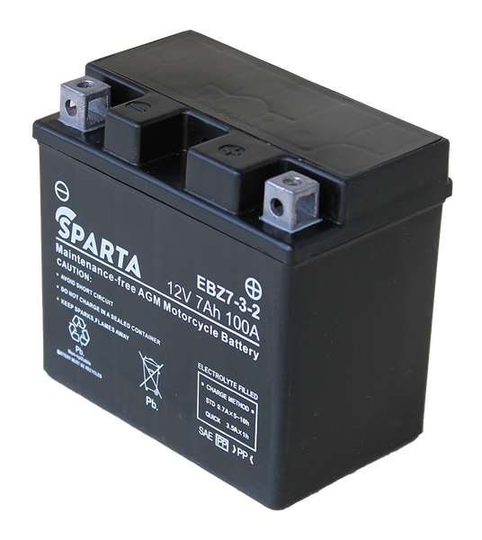 Изображение товара Мотоаккумулятор SPARTA EBZ7-3-2 (7 А/ч)