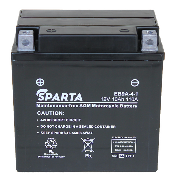 Изображение товара Мотоаккумулятор SPARTA EB9A-4-1 (10 А/ч)