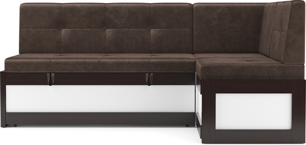 Изображение товара Уголок кухонный мягкий Mebel-Ars Нотис 211х82х135.5 см / M11-28-3 (бархат шоколадный Star Velvet 60 Cofee)