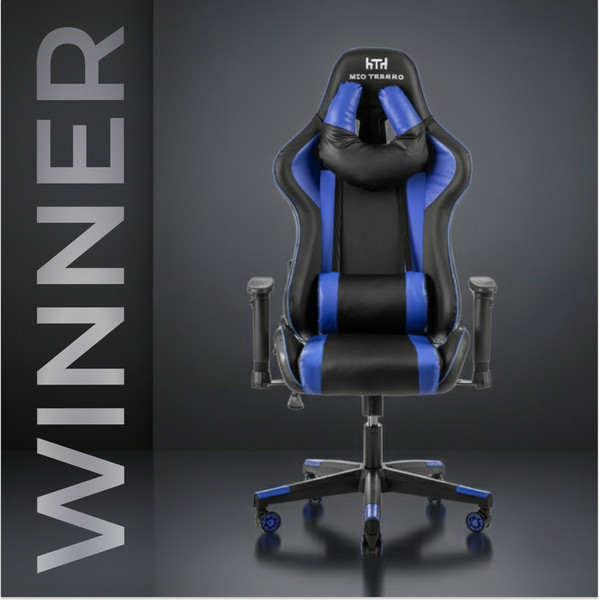 Изображение товара Кресло геймерское Mio Tesoro Winner 8051 (черный/синий)