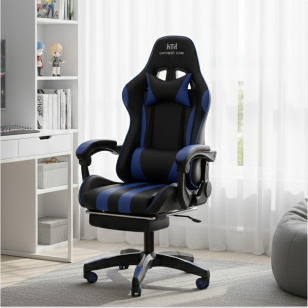 Изображение товара Кресло геймерское Mio Tesoro Winner 8051 (черный/синий)