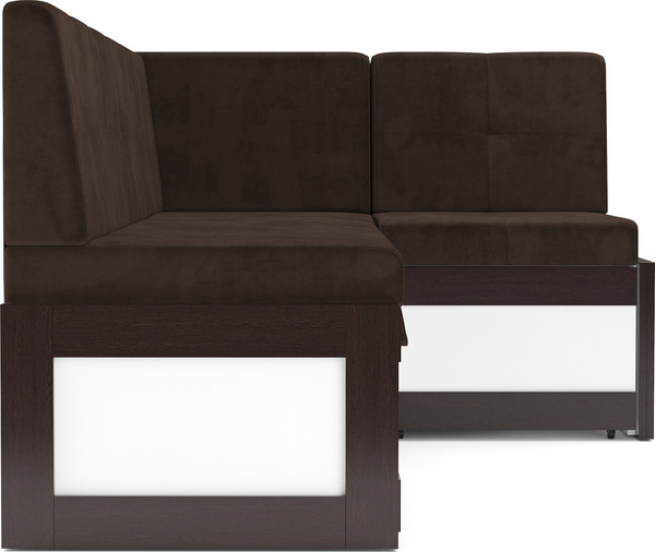 Изображение товара Уголок кухонный мягкий Mebel-Ars Нотис 211х82х135.5 см / M11-28-8 (велюр шоколад HB-178/16)