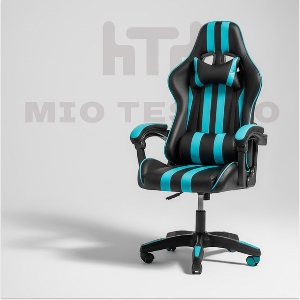 Изображение товара Кресло геймерское Mio Tesoro Control 8051 (черный/синий)