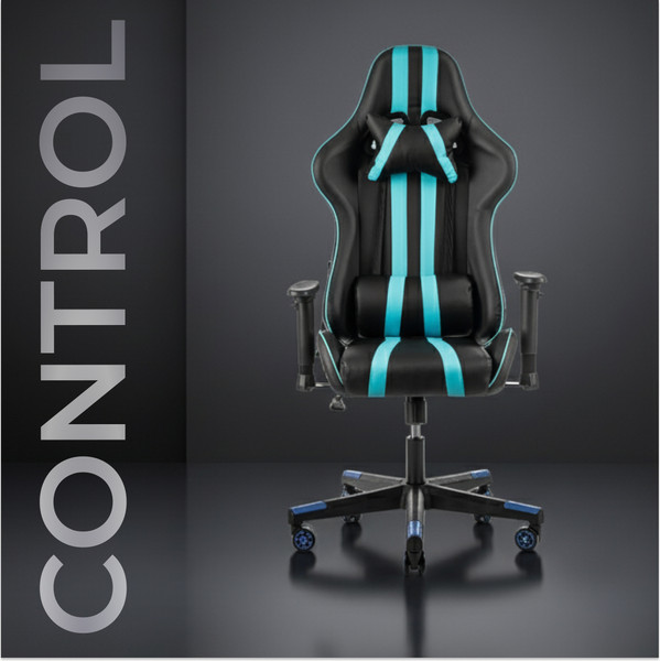 Изображение товара Кресло геймерское Mio Tesoro Control 8051 (черный/синий)