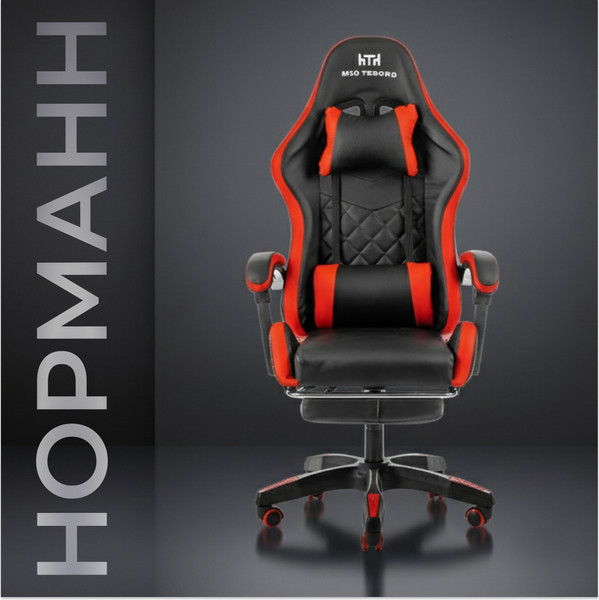 Изображение товара Кресло геймерское Mio Tesoro Норманн 8011 (черный/красный)