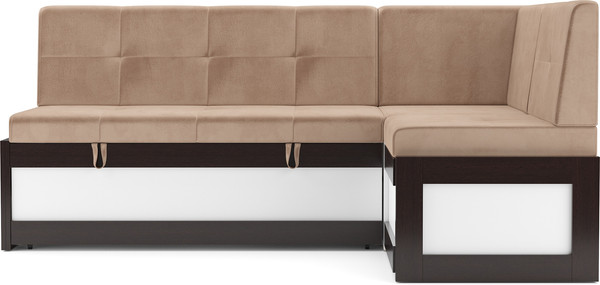 Изображение товара Уголок кухонный мягкий Mebel-Ars Нотис 211х82х135.5 см / M11-28-14 (кордрой бежевый)