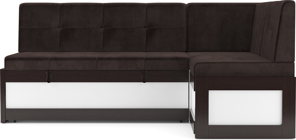 Изображение товара Уголок кухонный мягкий Mebel-Ars Нотис 191х82х116 см / M11-27-15 (кордрой коричневый)