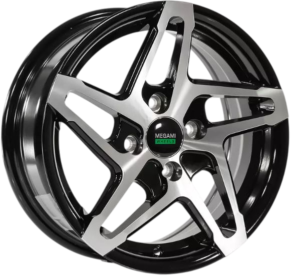 Изображение товара Литой диск Megami MGM-34 14x6" 4x100мм DIA 67.1мм ET 35мм BKF