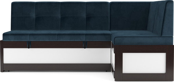 Изображение товара Уголок кухонный мягкий Mebel-Ars Нотис 191х82х116 см / M11-27-11 (темно-синий Luna 034)