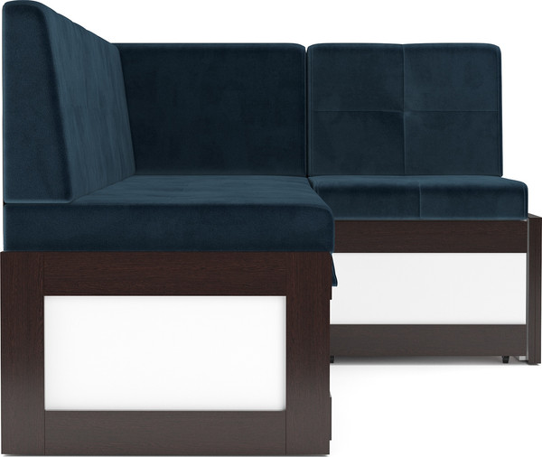 Изображение товара Уголок кухонный мягкий Mebel-Ars Нотис 211х82х135.5 см / M11-28-11 (темно-синий Luna 034)