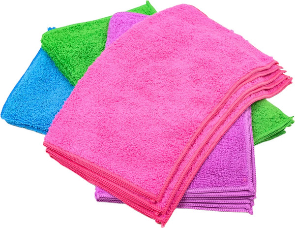 Изображение товара Набор салфеток для автомобиля Маяк авто Микрофибра 35x40 / 354012 (12шт)