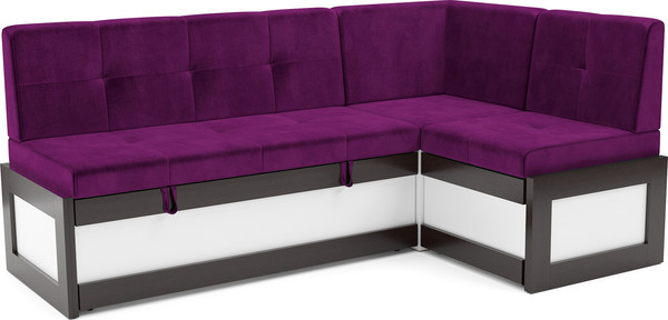 Изображение товара Уголок кухонный мягкий Mebel-Ars Нотис 191х82х116 см / M11-27-18 (фиолет)