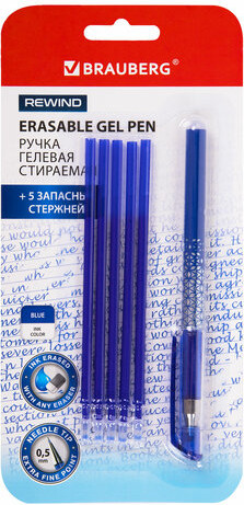 Изображение товара Ручка гелевая Brauberg 144096 (синий)