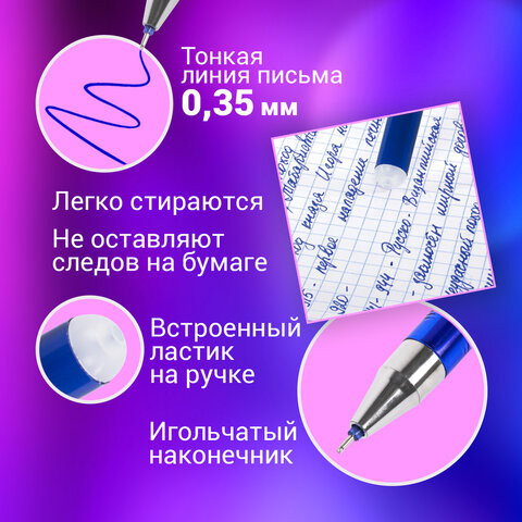 Изображение товара Ручка гелевая Brauberg 144096 (синий)