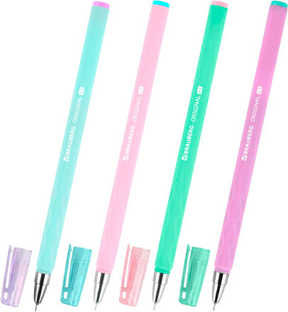 Изображение товара Набор гелевых ручек Brauberg 144247 (4шт, черный)