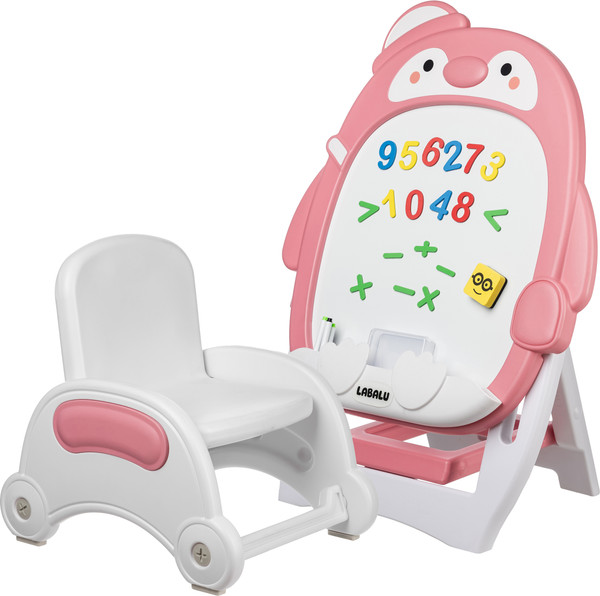 Изображение товара Мольберт детский Labalu Со стульчиком PR20250227-59P (розовый)