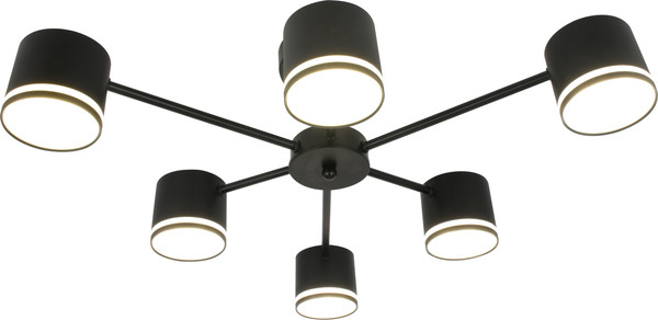 Изображение товара Потолочный светильник Mirastyle XL-60350/6 BK