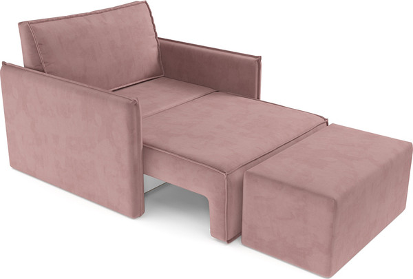 Изображение товара Кресло-кровать Mebel-Ars Хайтон / M3-22-6 (велюр пудра НВ-178/18)