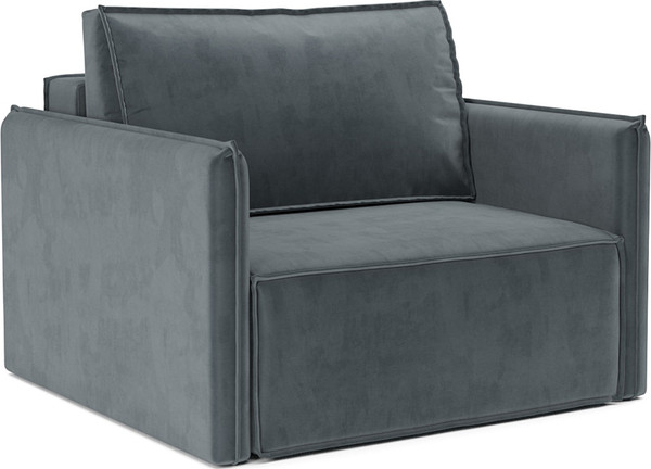 Изображение товара Кресло-кровать Mebel-Ars Хайтон / M3-22-5 (велюр серо-синий HB-178/26)