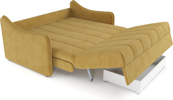 Изображение товара Диван Mebel-Ars аккордеон Давос НПБ 120x200 см / M2-112-46  (Cabrio 27 желтый)