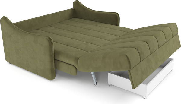 Изображение товара Диван Mebel-Ars аккордеон Давос НПБ 120x200 см / M2-112-47 (Cabrio 29 зеленый)