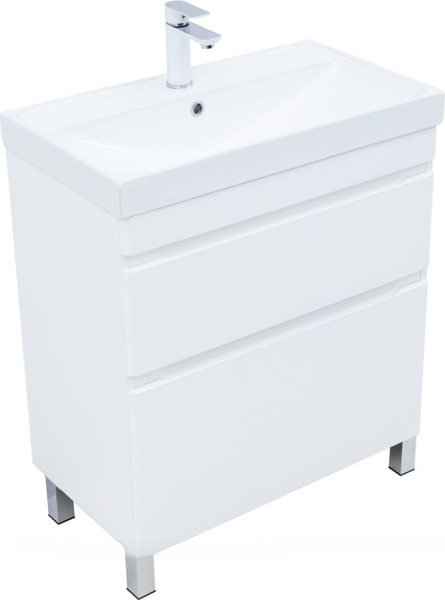 Изображение товара Тумба под умывальник Aquanet Слим 70 / 346043 (белый сатин)